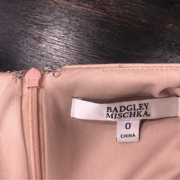 Badgley Mischka Ombré Gold sequin gown size XS - Picture 6 of 7